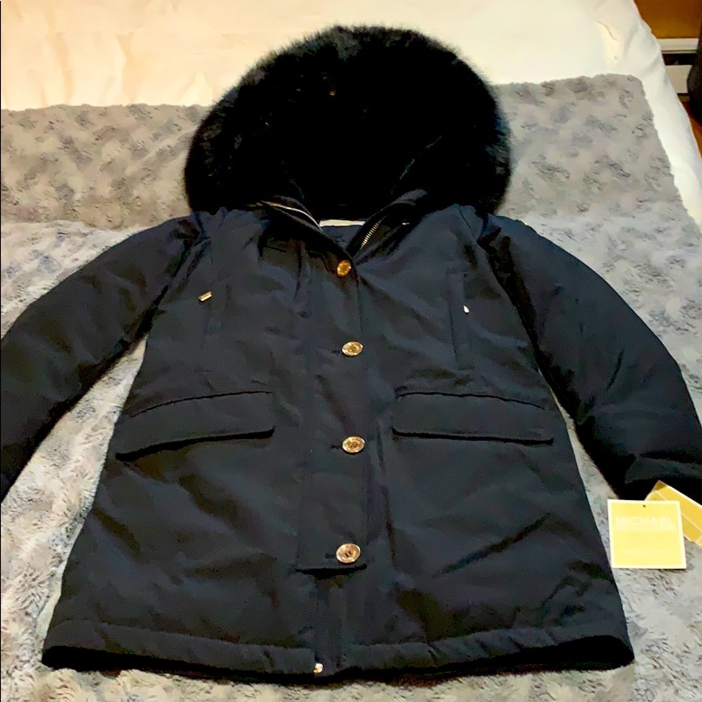 COPY - Brand New Michael Kors Down Fur Faux Jacket